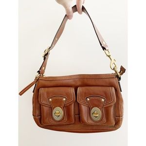 Leather Coach Handbag